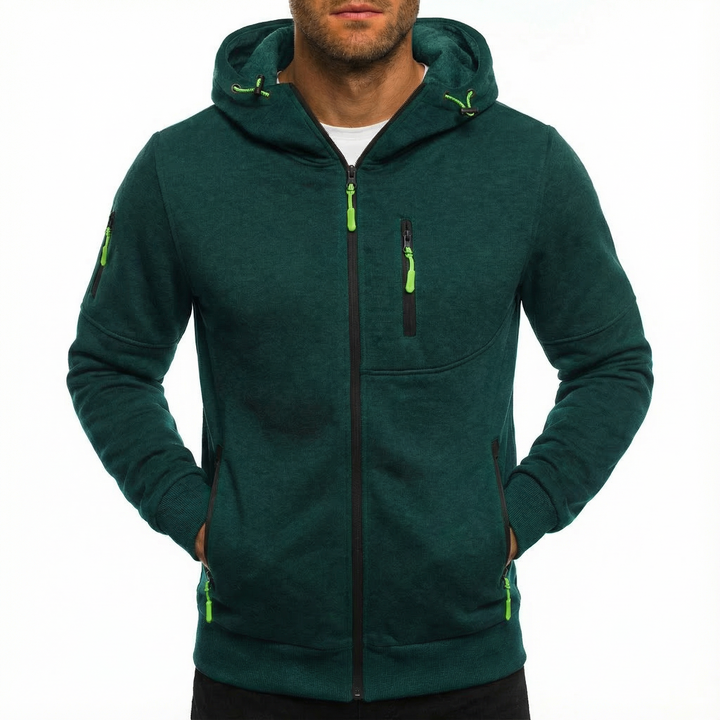 Gilbert | Giacca con Cappuccio e Cerniera Intera da Uomo