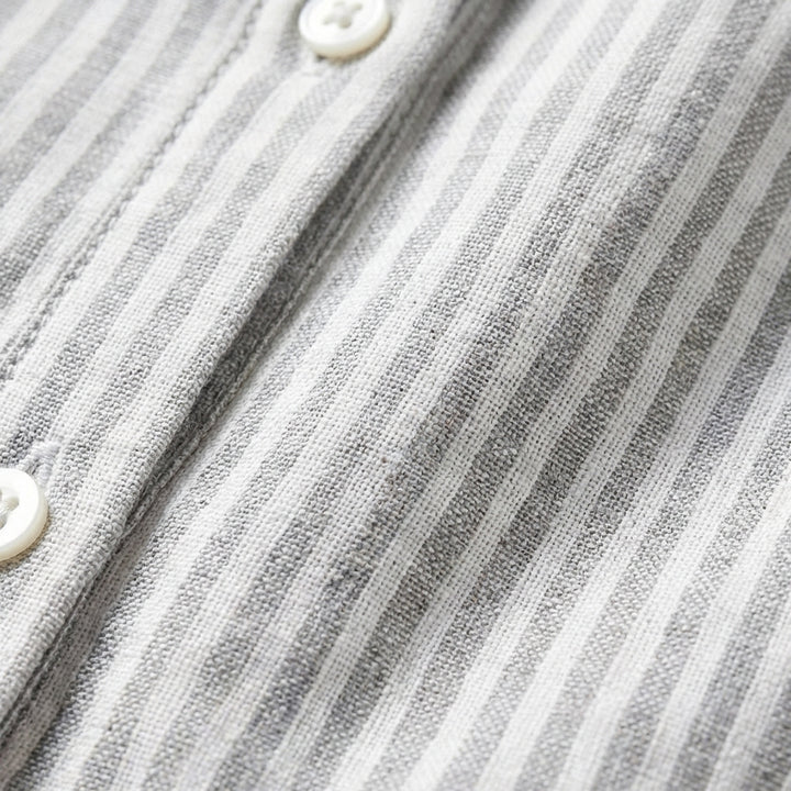 Gracia | Abito Camicia Midi a Righe da Donna Casual