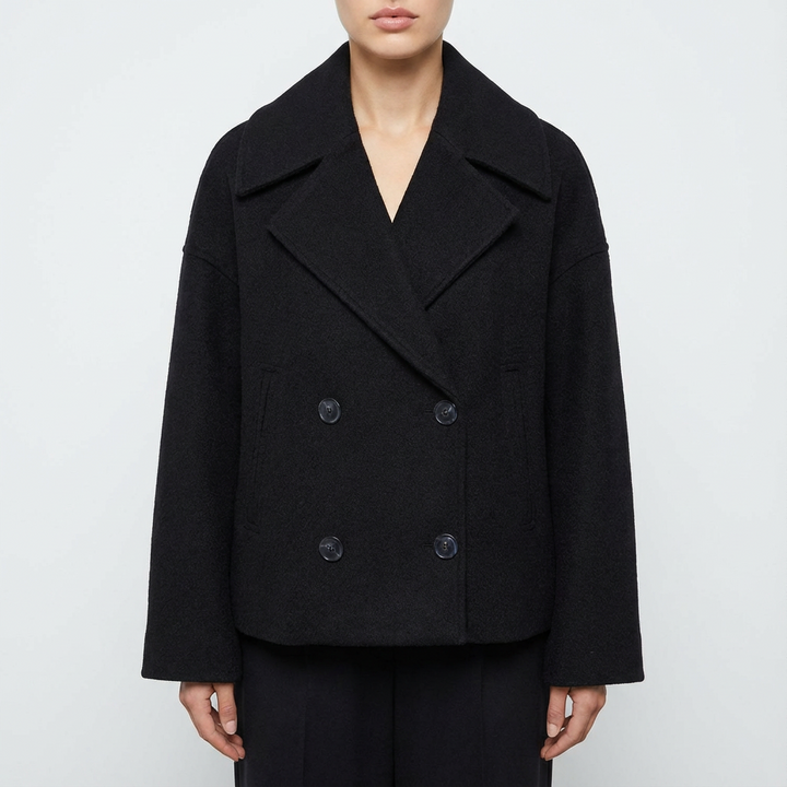 Holly | Cappotto doppiopetto da donna taglia grande