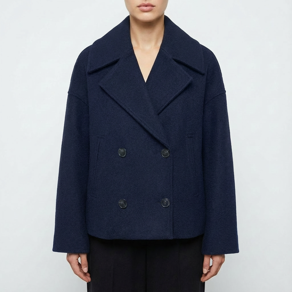 Holly | Cappotto doppiopetto da donna taglia grande