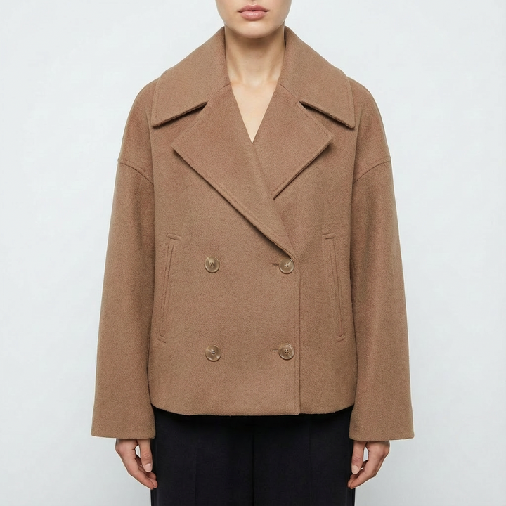 Holly | Cappotto doppiopetto da donna taglia grande