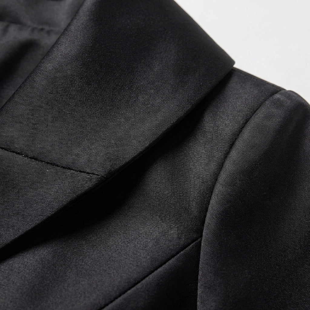 Honorata | Abito Midi Donna Incrociato con Colletto a Risvolto e Svasatura