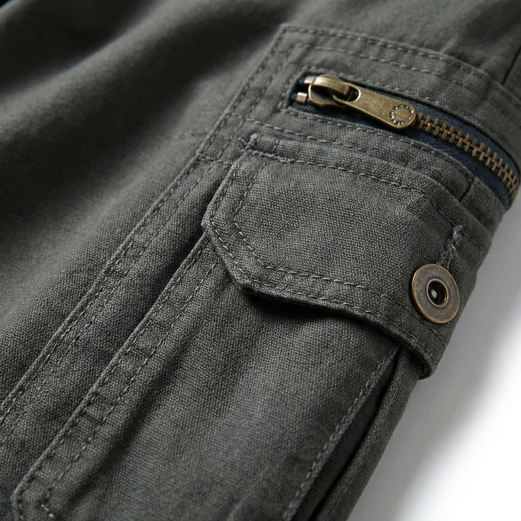 Hugo | Bermudas Cargo Hombre Con Bolsillos Con Cremallera Y Anilla Metálica | Utility