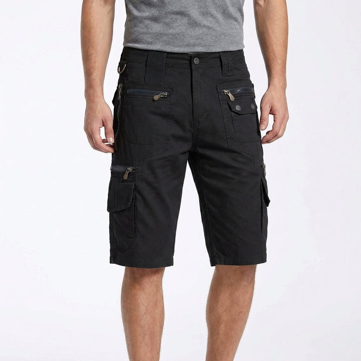 Hugo | Bermudas Cargo Hombre Con Bolsillos Con Cremallera Y Anilla Metálica | Utility