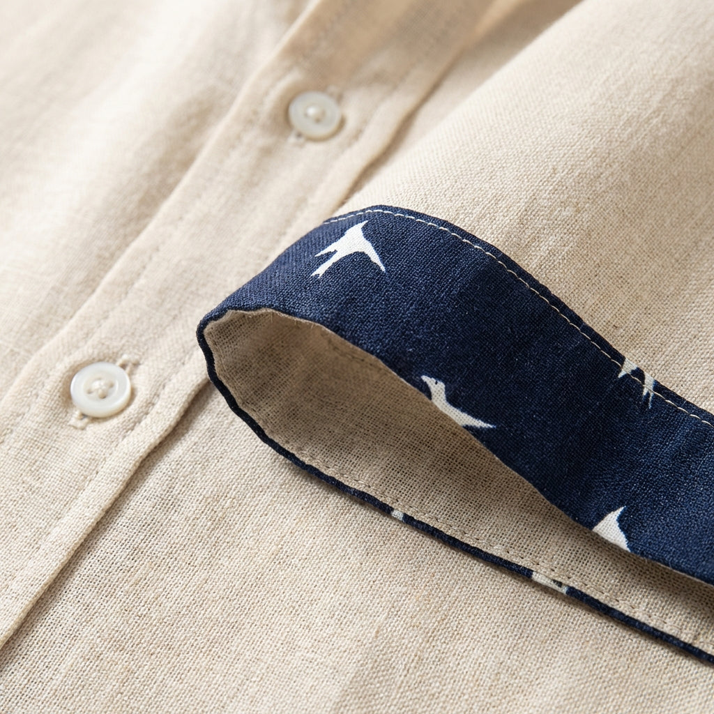 Hugo | Camicia a Maniche Corte Uomo con Colletto Classico e Bordini a Contrasto | Estiva