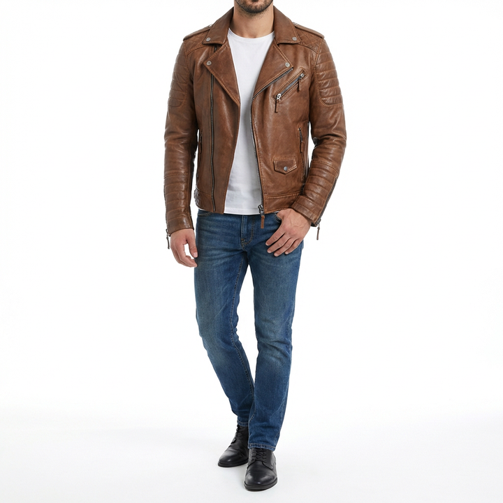 Hugo | Chaqueta Biker Cremallera Hombre