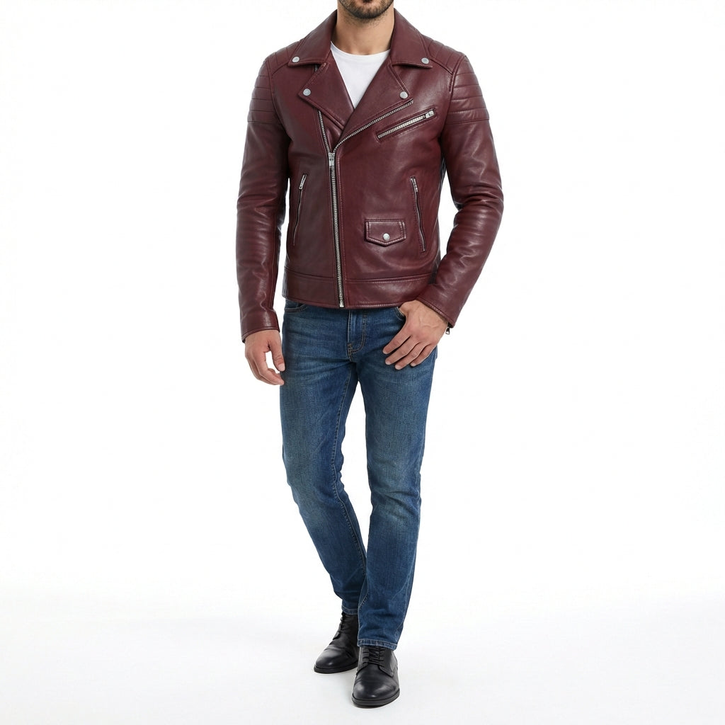 Hugo | Chaqueta Biker Cremallera Hombre