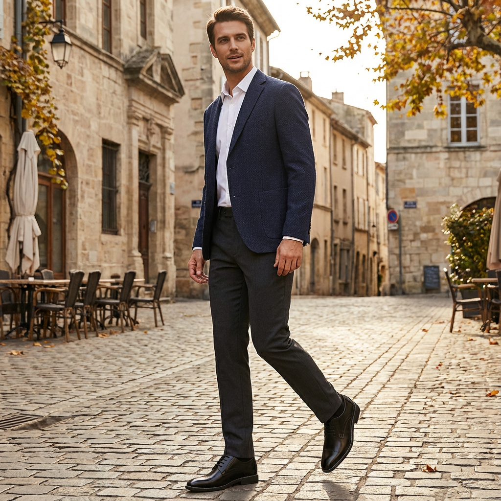 Hugo | Hombre Zapatos Derby Con Puntera Lisa Y Costuras Contrastantes | Formal