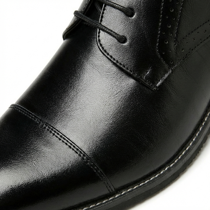 Hugo | Hombre Zapatos Derby Con Puntera Lisa Y Costuras Contrastantes | Formal