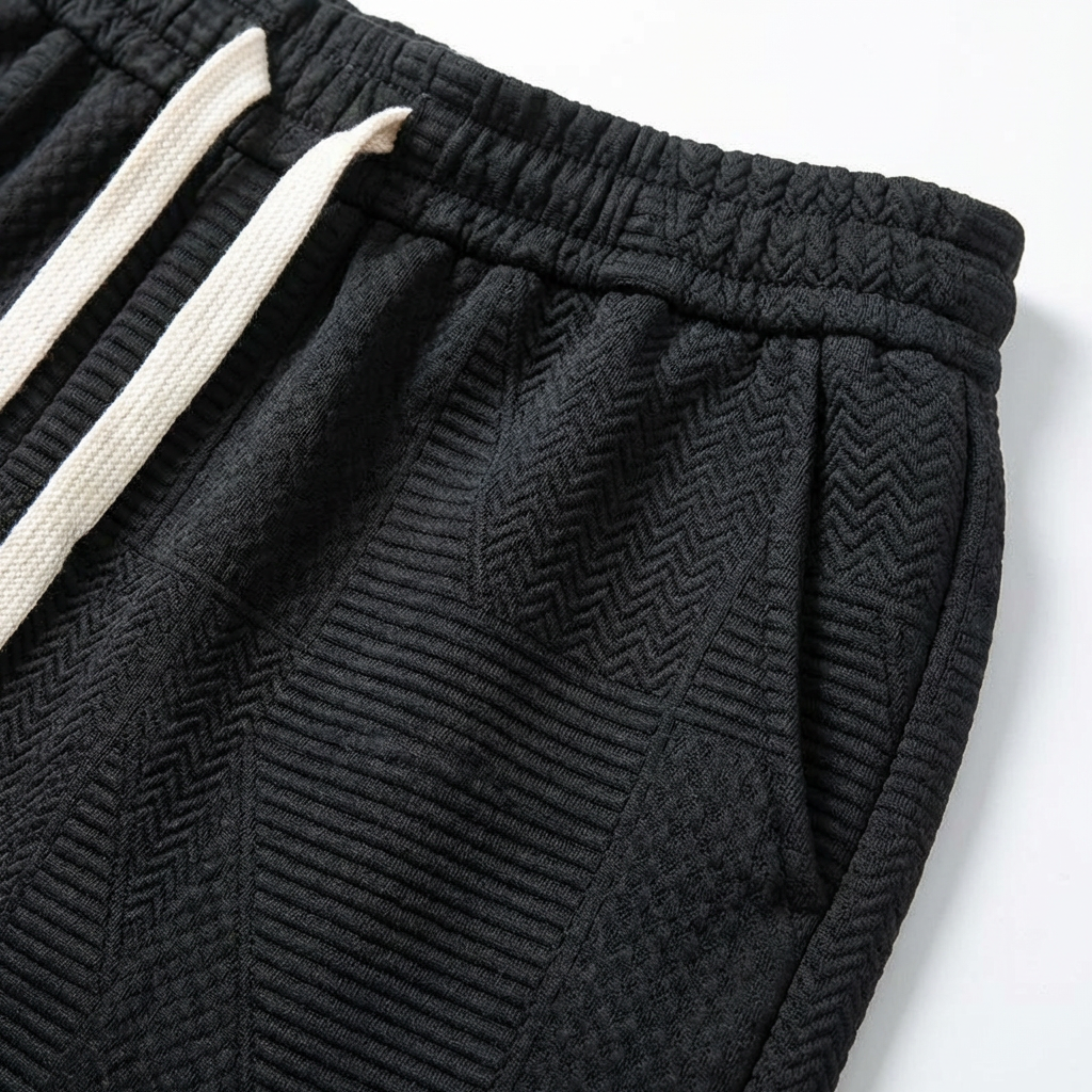 Hugo | Shorts Hombre Con Textura Geométrica Y Cintura Con Cordón | Casual