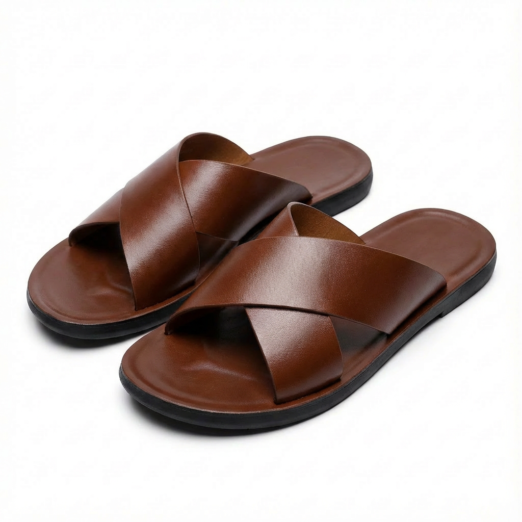 Hugo | Unisex Sandalias Slide Con Tiras Cruzadas Y Suela Plana | Minimalista