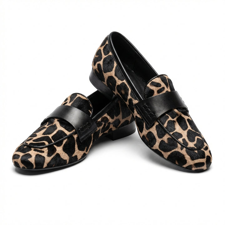 Inés | Mocasini Animal Print con Fascia Donna