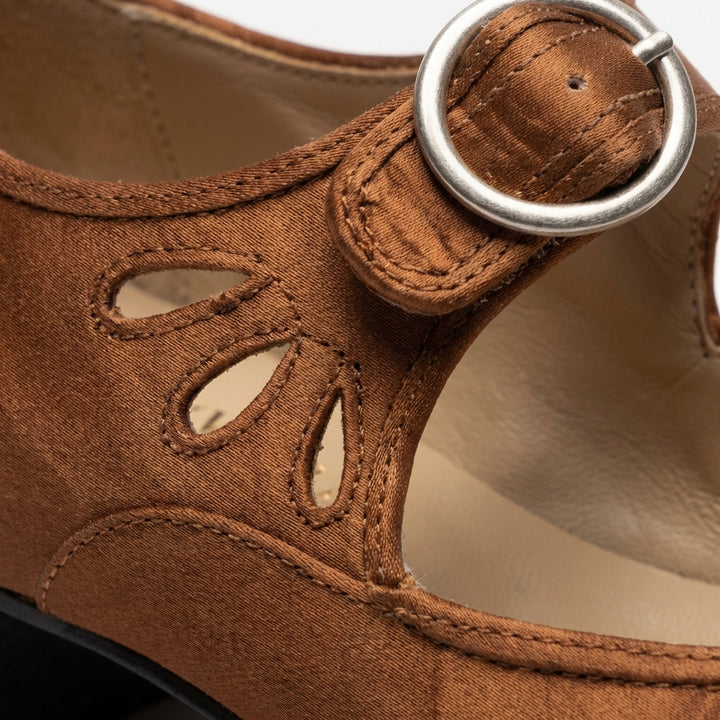 Inés | Zapatos Mary Jane con Hebilla Tacón Bajo Mujer