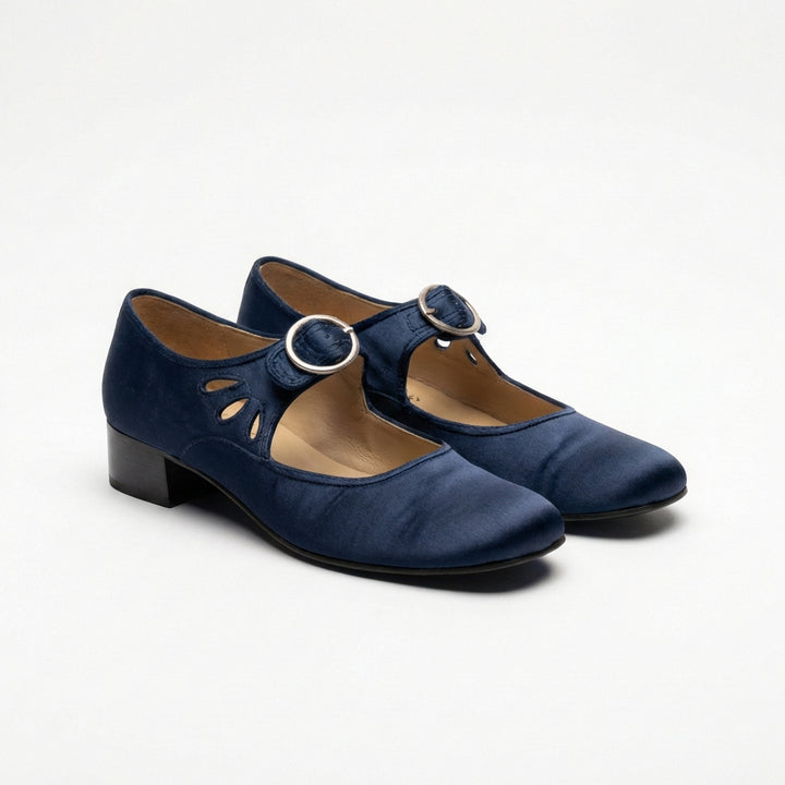 Inés | Zapatos Mary Jane con Hebilla Tacón Bajo Mujer