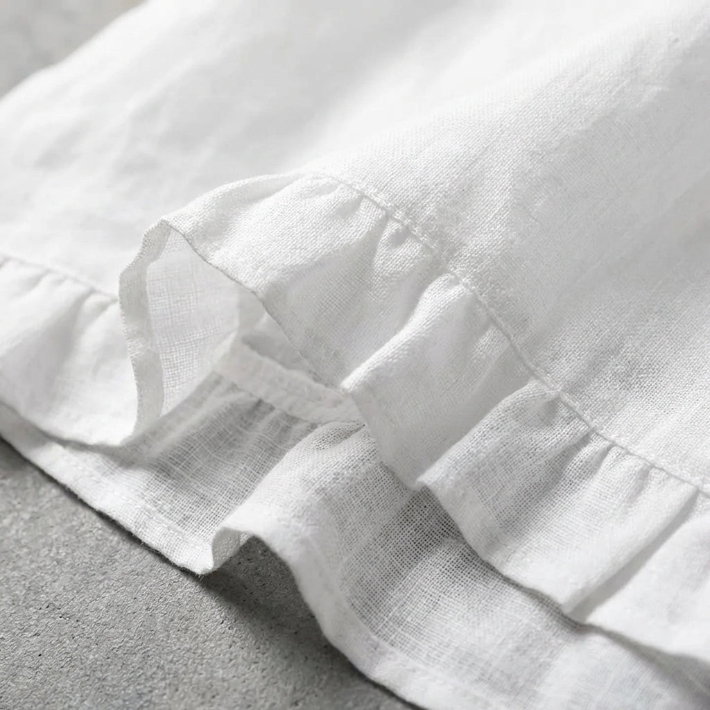 Iris | Blusa Holgada Volantes Manga Corta Mujer