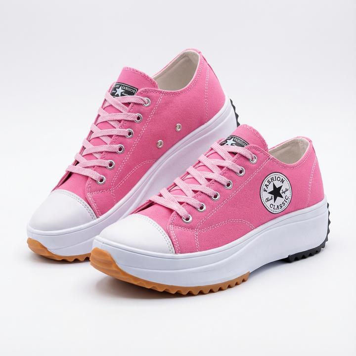 Janet | Scarpe con Zeppa e Lacci da Donna