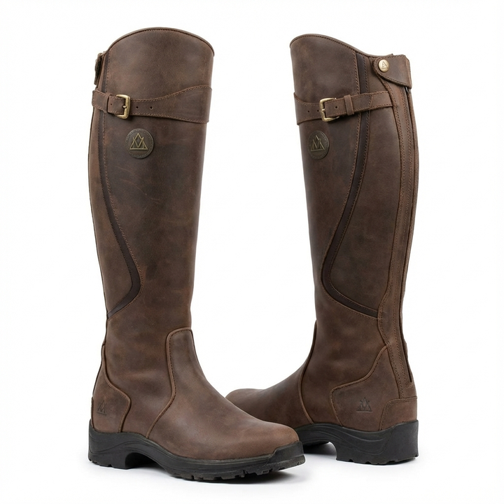 Jayla | Stivali alti da equitazione con fibbia fino al ginocchio per donna