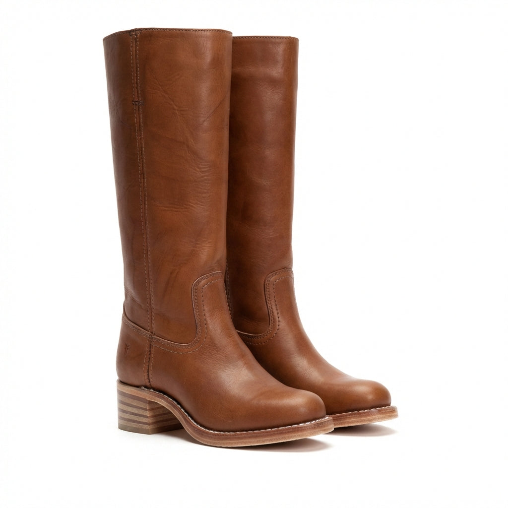 Jimena | Stivali Donna Alti Stivale Dritto Tacco Basso