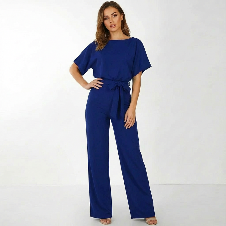 Karina | Mono de Mujer de Pierna Ancha con Cinturón