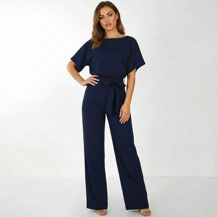 Karina | Mono de Mujer de Pierna Ancha con Cinturón