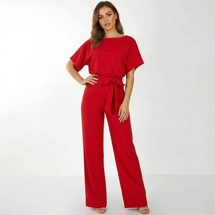 Karina | Mono de Mujer de Pierna Ancha con Cinturón