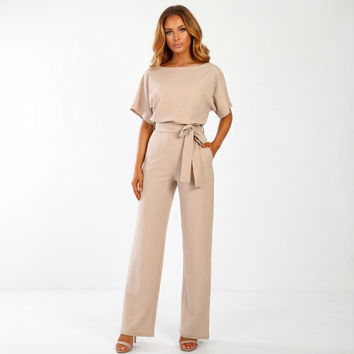 Karina | Mono de Mujer de Pierna Ancha con Cinturón