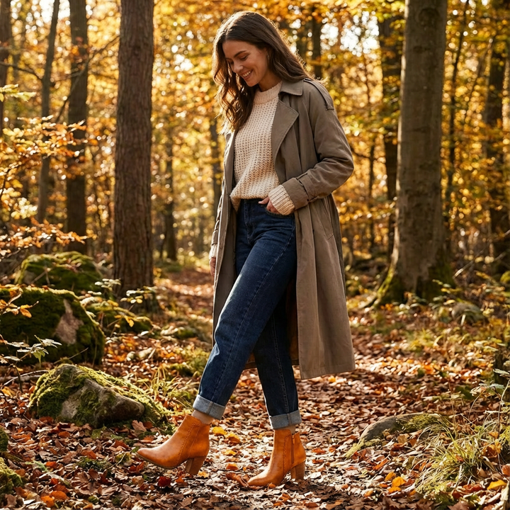 Kayla | Stivaletti con Tacco Largo da Donna