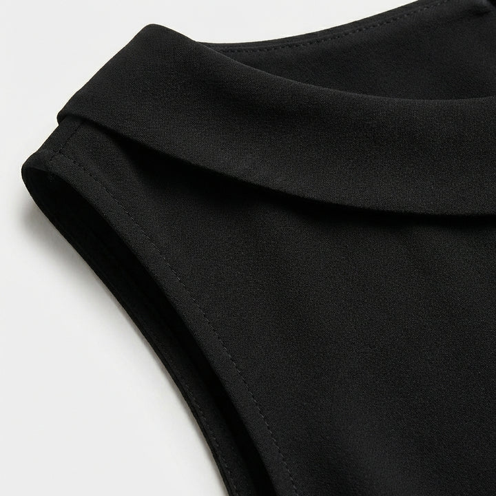 Laia | Mujer Top Sin Mangas Cuello Barco