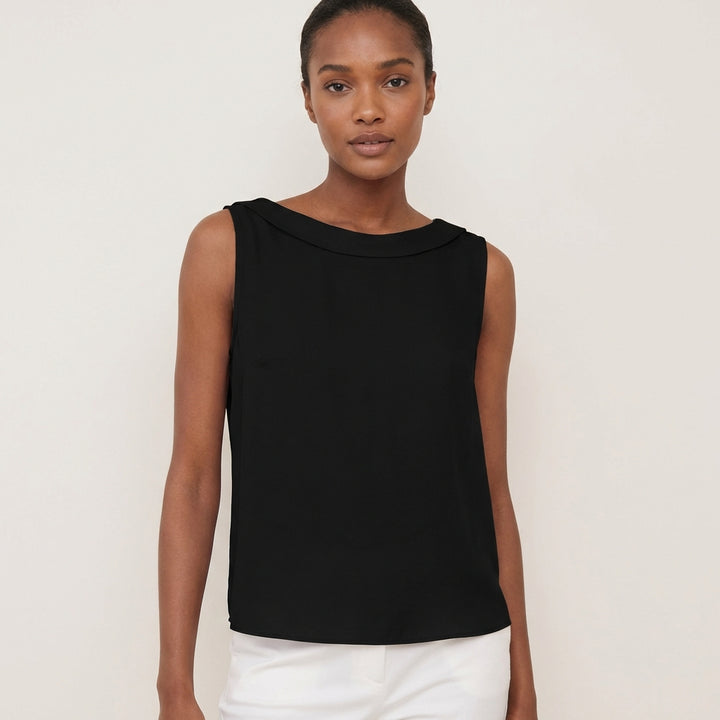 Laia | Mujer Top Sin Mangas Cuello Barco