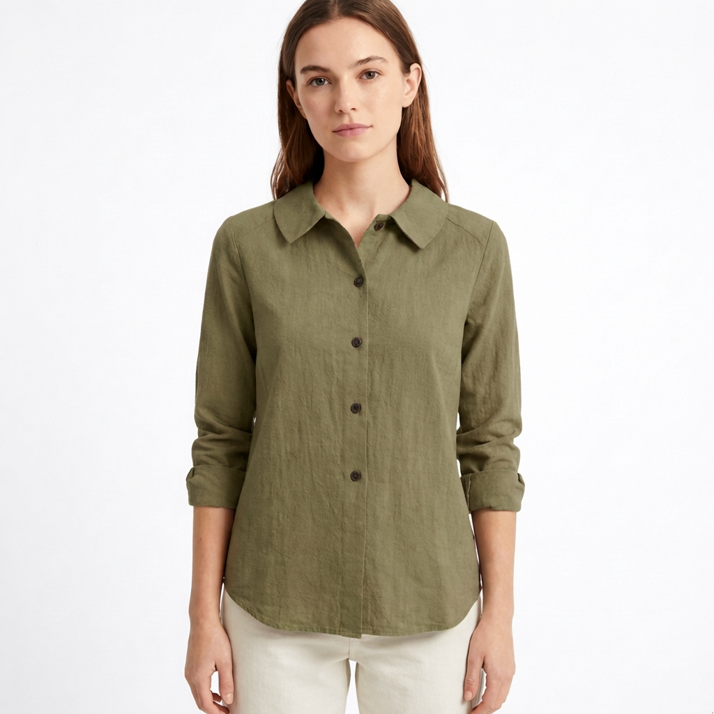 Laia | Sobrecamisa Holgada con Botones Mujer Casual