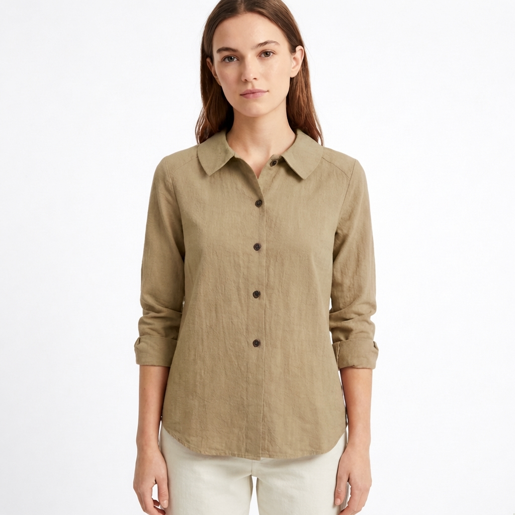 Laia | Sobrecamisa Holgada con Botones Mujer Casual