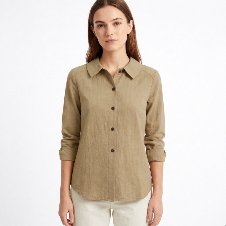 Laia | Sobrecamisa Holgada con Botones Mujer Casual