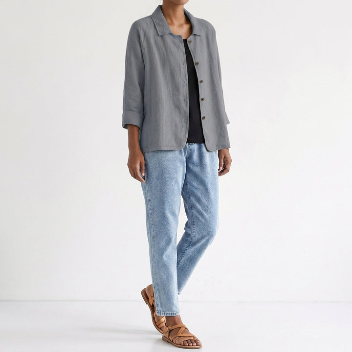 Laia | Sobrecamisa Holgada con Botones Mujer Casual