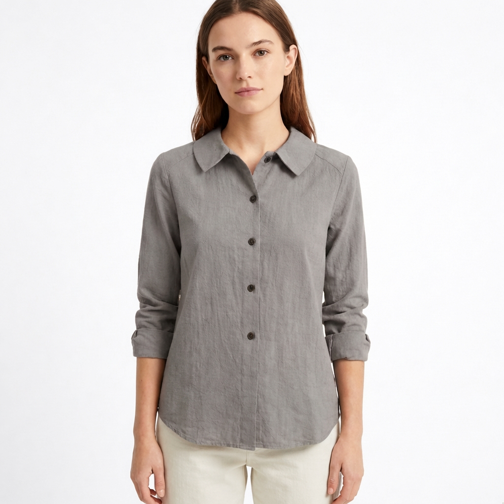 Laia | Sobrecamisa Holgada con Botones Mujer Casual
