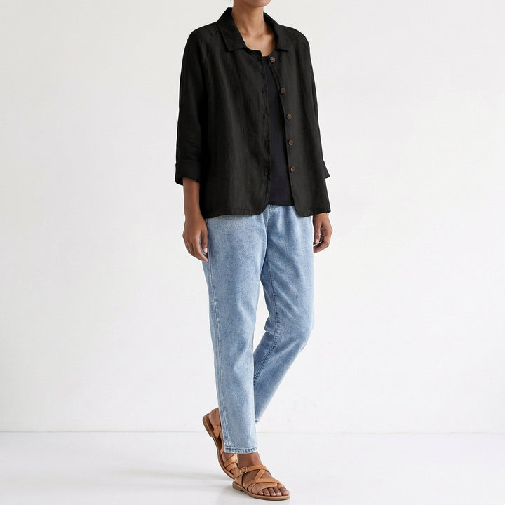 Laia | Sobrecamisa Holgada con Botones Mujer Casual