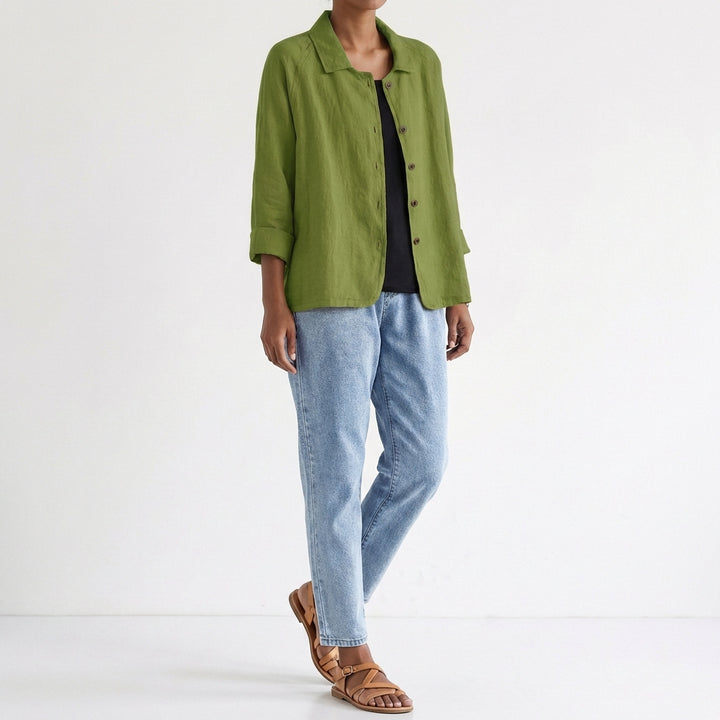 Laia | Sobrecamisa Holgada con Botones Mujer Casual