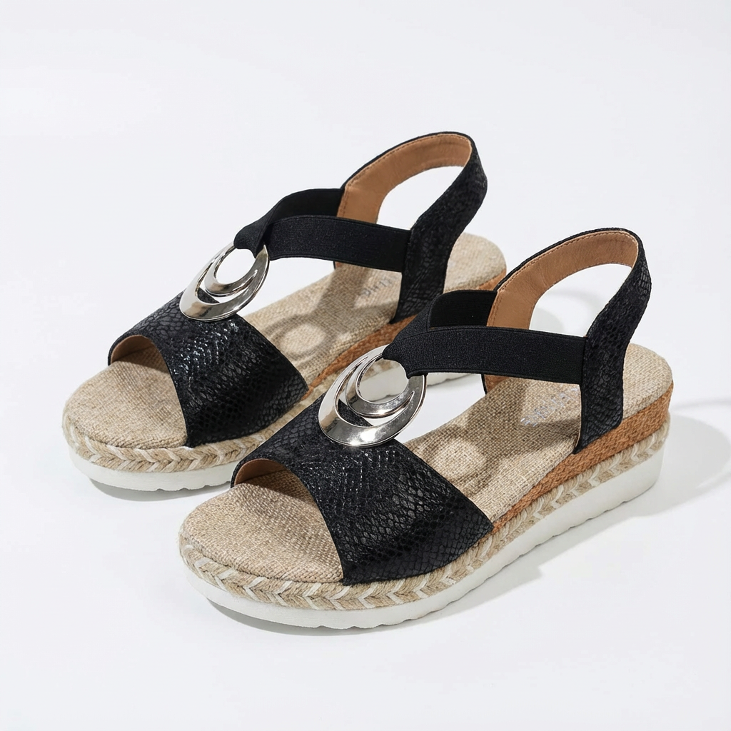 Lauren | Sandali con Zeppa e Cinturino alla Caviglia da Donna