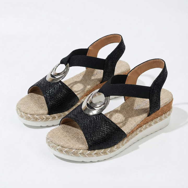 Lauren | Sandali con Zeppa e Cinturino alla Caviglia da Donna