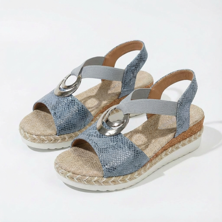 Lauren | Sandali con Zeppa e Cinturino alla Caviglia da Donna