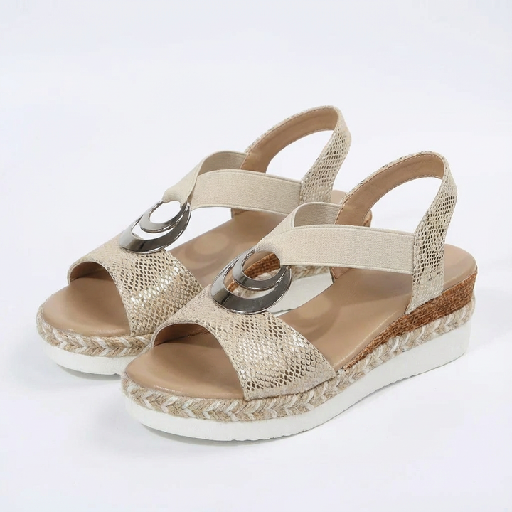 Lauren | Sandali con Zeppa e Cinturino alla Caviglia da Donna