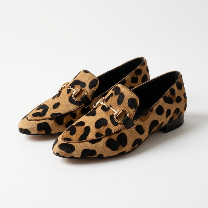 Leona | Mules Leopardo con Catena Donna Chic