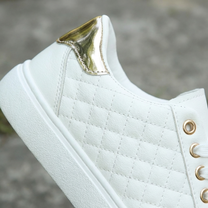 Leslie | Zapatillas Acolchadas con Cordones para Mujer