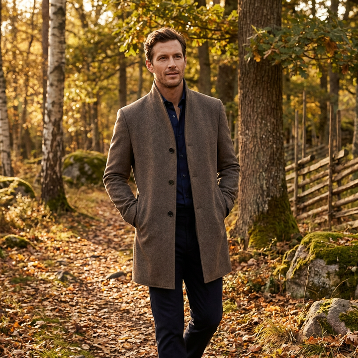 Lewis | Abrigo de cuello alto para hombre