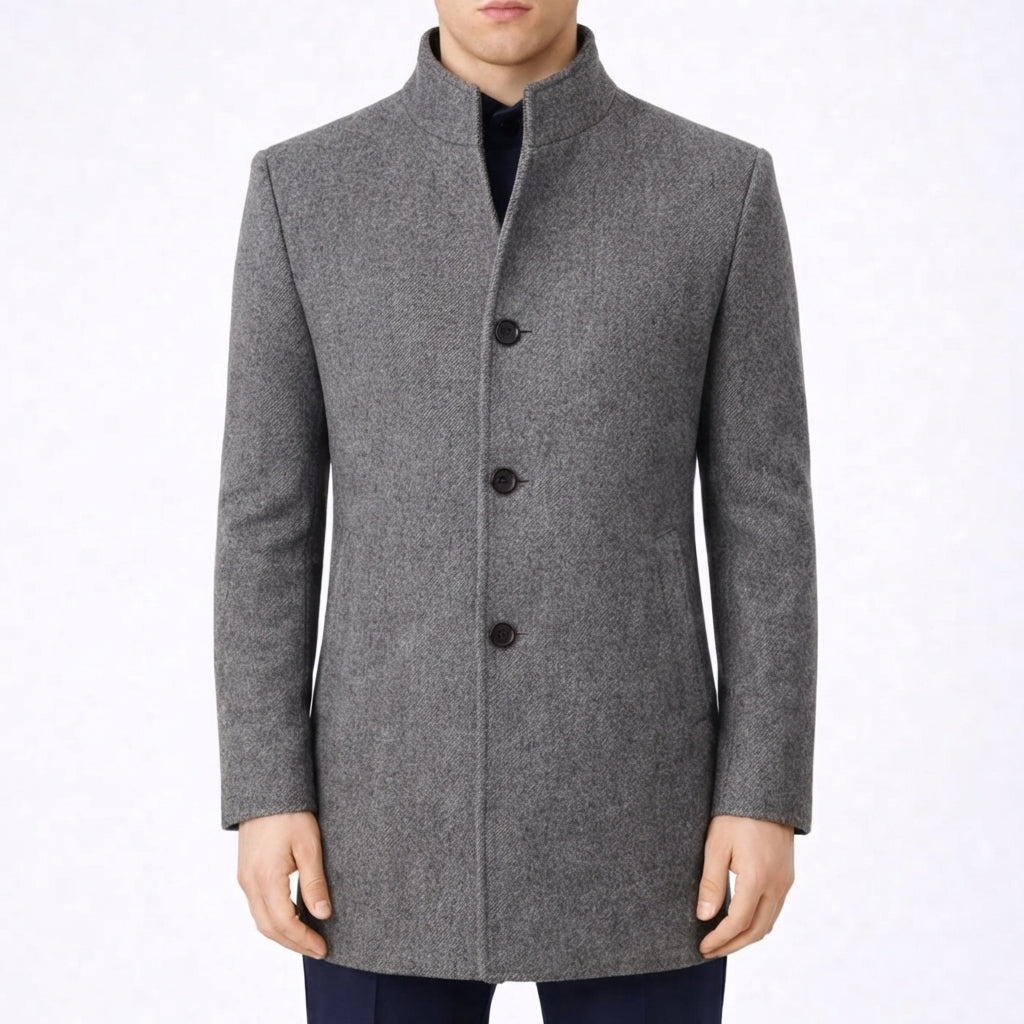 Lewis | Abrigo de cuello alto para hombre