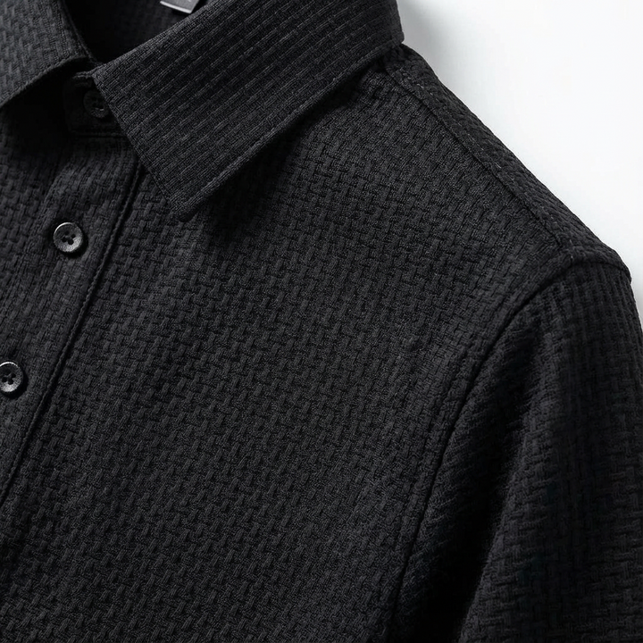 Lionel | Camisa de Hombre Texturizada con Botones