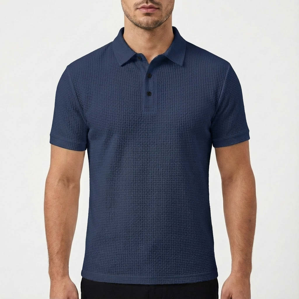 Lionel | Camisa de Hombre Texturizada con Botones