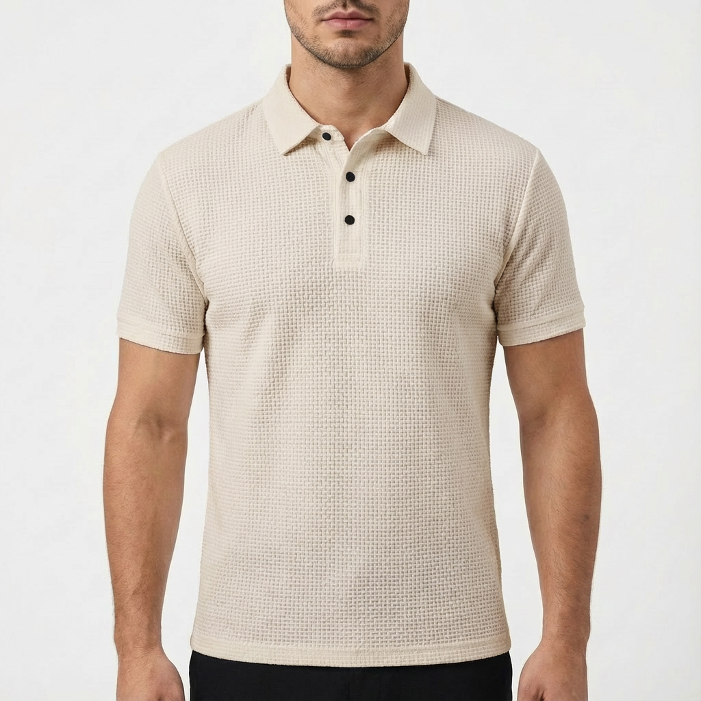 Lionel | Camisa de Hombre Texturizada con Botones