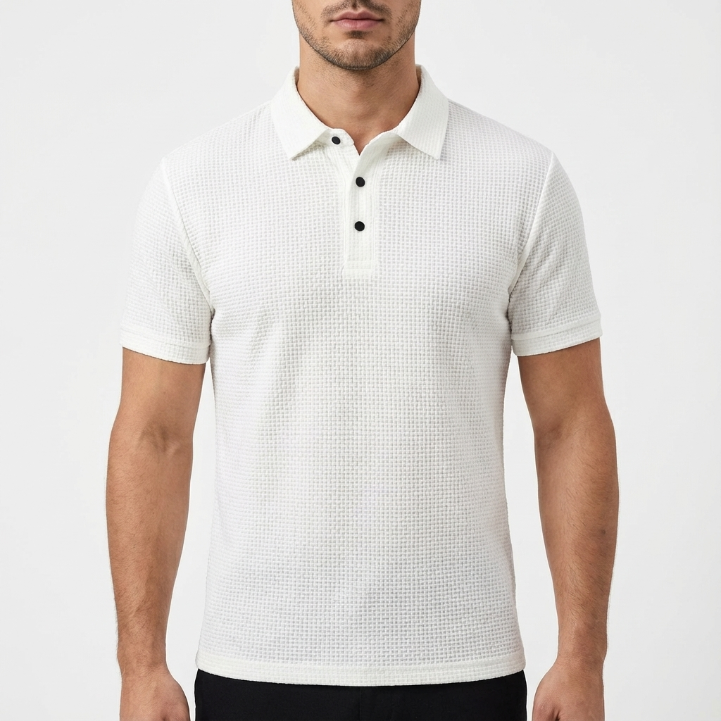 Lionel | Camisa de Hombre Texturizada con Botones