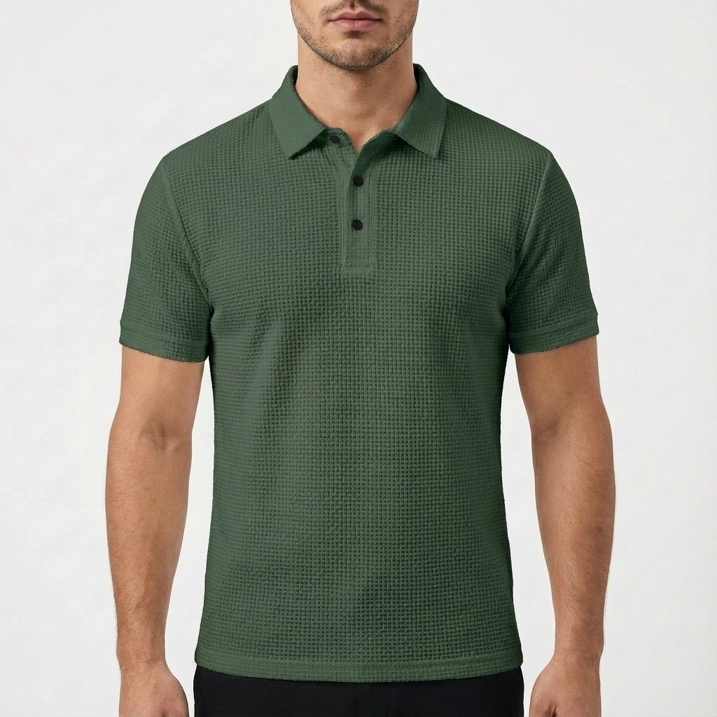 Lionel | Camisa de Hombre Texturizada con Botones