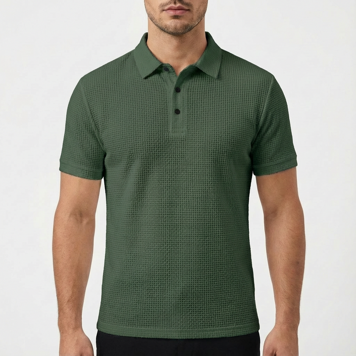 Lionel | Camisa de Hombre Texturizada con Botones